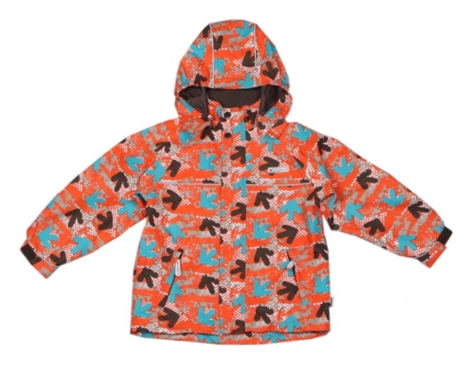 S2401 Куртка мембранная для мальчиков Tahti Jonathan (оранжевая) ВЕСНА